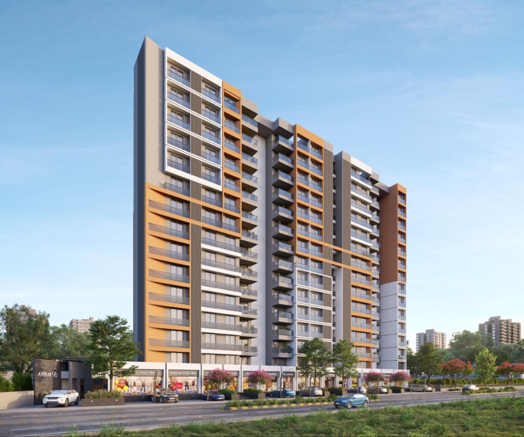 Aavkar 96 Sargasan best 3BHK flats in Gandhinagar
